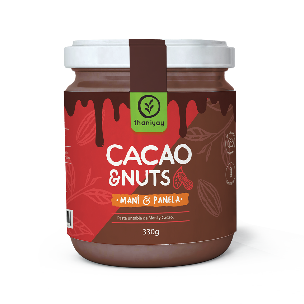 Cacao & Nuts: Maní y Panela 330G