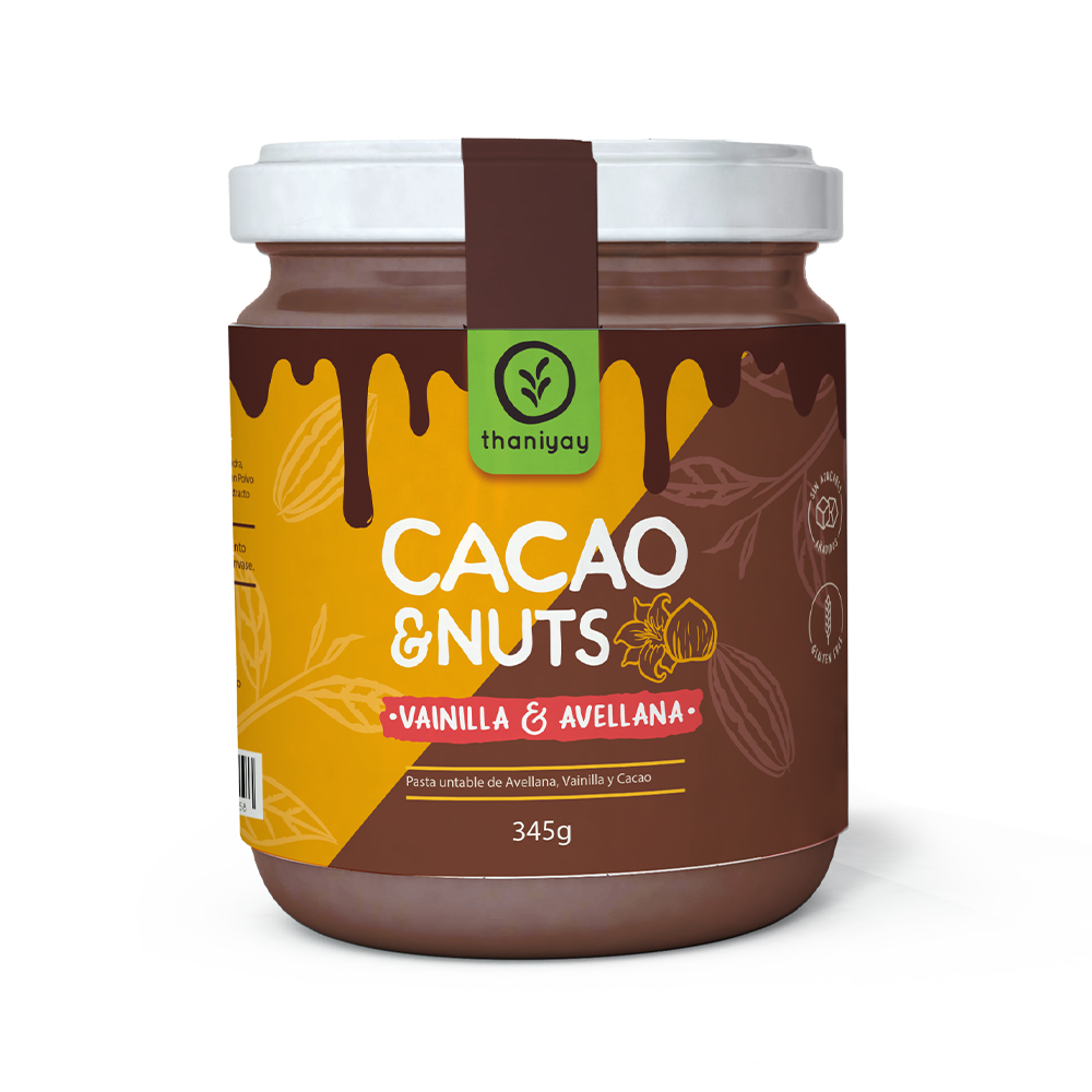 Cacao & Nuts: Vainilla y Avellana 345G