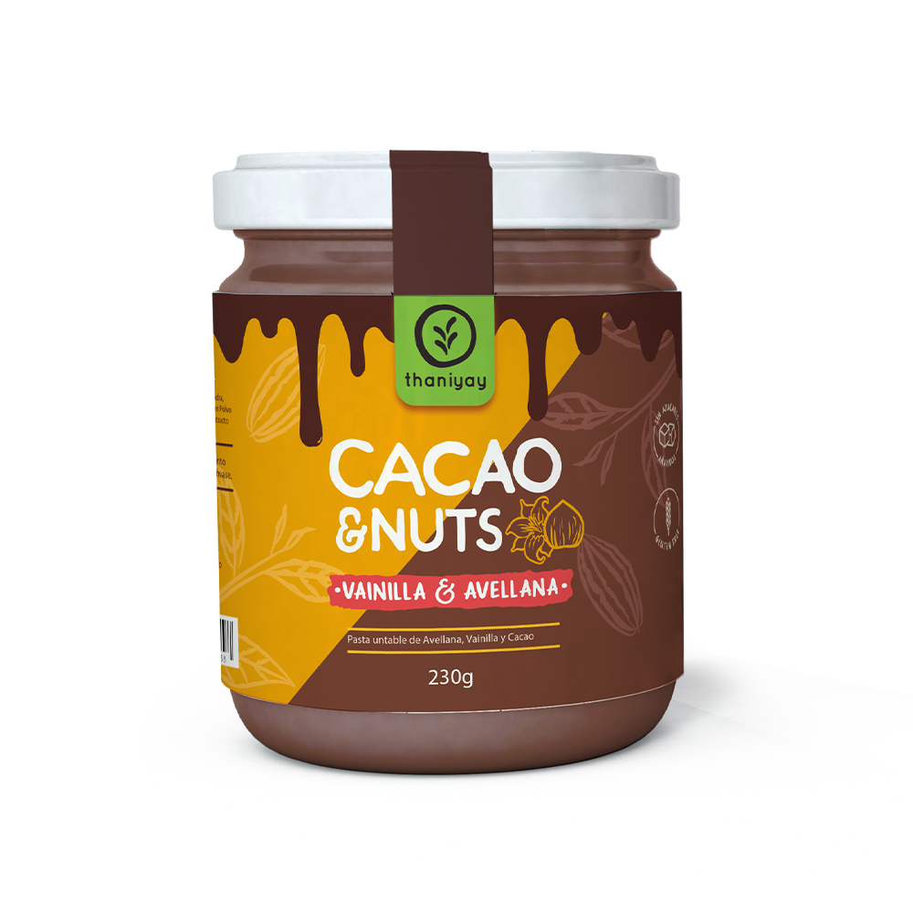 Cacao & Nuts: Vainilla y Avellana 230G